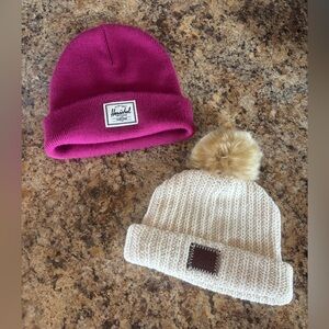 Toddler Girl Beanie Set - Love Your Melon & Herschel Supply Co.